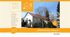 Desktop Screenshot of haus-zum-weissen-kreuz.de