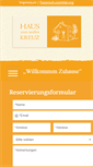 Mobile Screenshot of haus-zum-weissen-kreuz.de