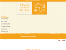 Tablet Screenshot of haus-zum-weissen-kreuz.de